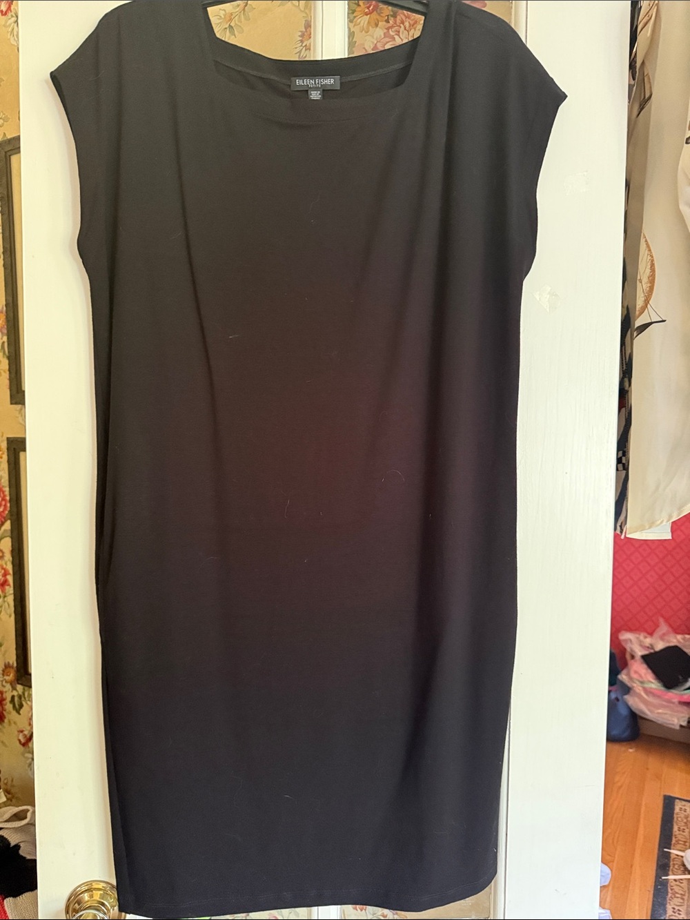 Eileen Fisher Black Shift Dress